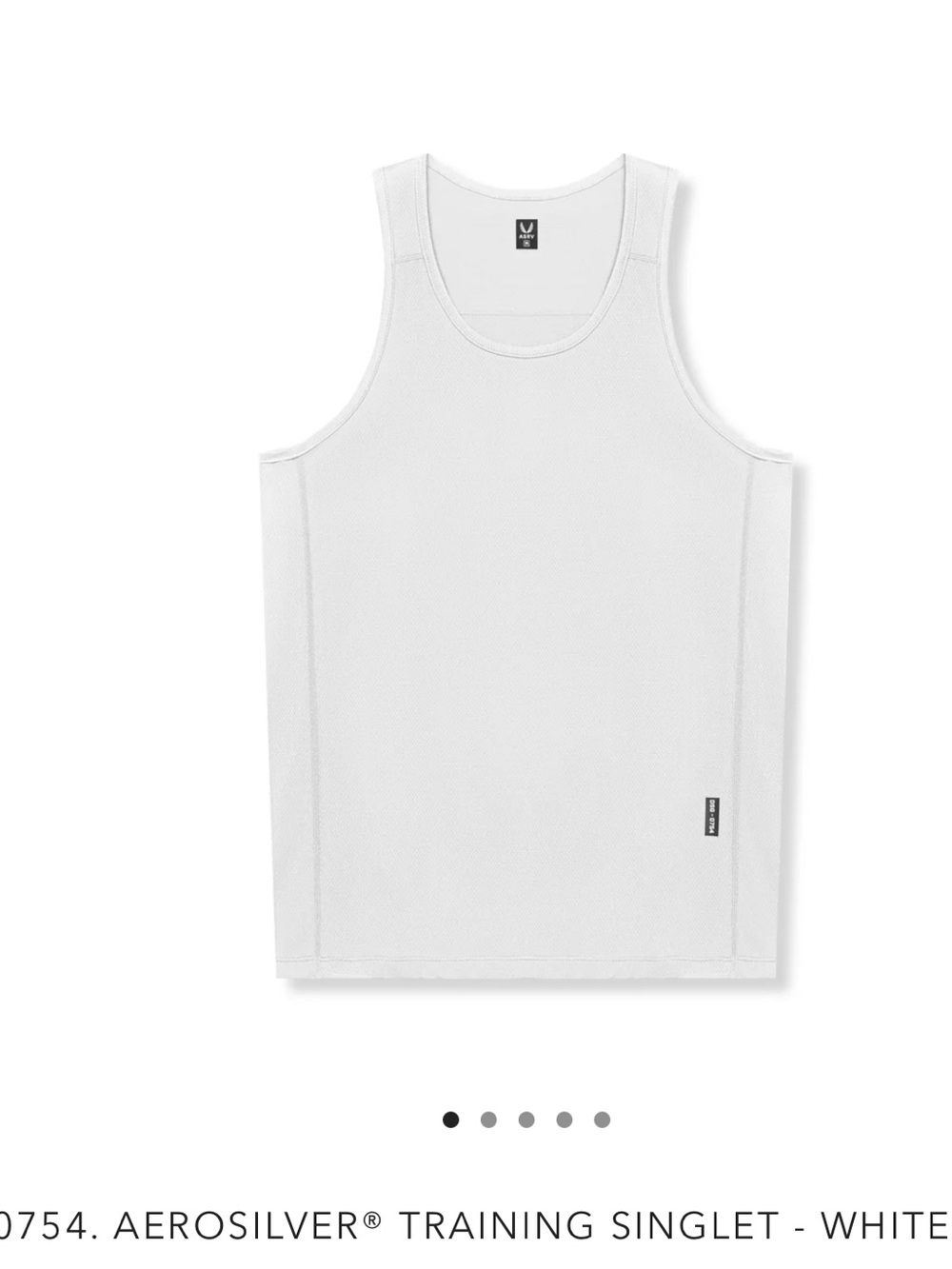 ASRV 0754 White Athletic Tank Top• Brand new